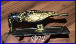 Brass Sparrow Door Bell Ring Sitting Position Woodpecker Bird Door Knocker GTX