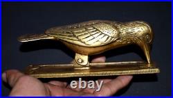 Brass Sparrow Door Bell Ring Woodpecker Bird Design Door Knocker Gift Dec GTX