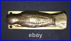 Brass Sparrow Door Bell Ring Woodpecker Bird Design Door Knocker Gift Dec GTX