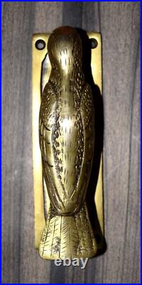 Brass Sparrow Door Bell Ring Woodpecker Bird Design Door Knocker Gift Dec GTX