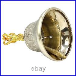 Brass Tibetan Om Bell Fengshui Vastu Meditation Healing Spiritual Handcrafted