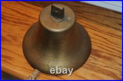 Bronze Brass Yacht Ship's Bell Maritime with Ringer Presented By Yacht Builder