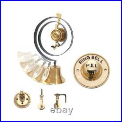 Butlers Bell Kit Brass, Brass Pull