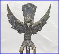 C1900 Antique Indonesian Garuda brass bell