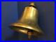 C1940? 10.7 POUNDS? Antique Vintage OLD BRASS Garden Dinner SHIP Bell? SONOMA