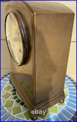 CHELSEA SHIPS BELL MANTEL CLOCK SHERATON STYLE 4 1/2 IN DIAL Ca. 1922