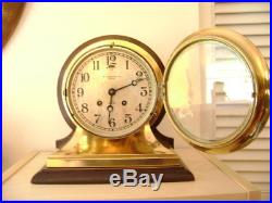 CHELSEA Ships Bell Clock, Commander Model, 6 Dial