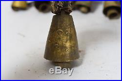 COW BELL WITH LEATHER STRAP Antique Bulgarian and Turkey Brass Belss HANDMADE