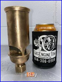 CROSBY Steam Gage Valve Co Three Chime BRASS Whistle Antique Air Hit Miss Bell