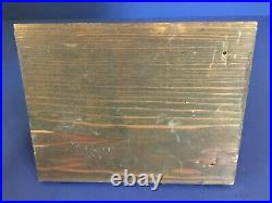 C. 1940? Tibetan? Antique Vintage Monastery OLD BRASS Wood Wall-Mount 8 Bell