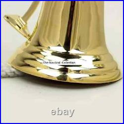 Captain Ship Brass Bell 9 Maritime Wall Mounted Bracket Nautical HalloweenGift