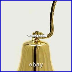 Captain Ship Brass Bell 9 Maritime Wall Mounted Bracket Nautical HalloweenGift