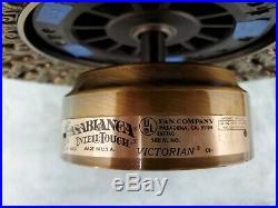 Casablanca Victorian Inteli-Touch Ceiling Fan. USA Made