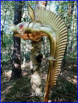 Celtic Deskford carnyx Fully Playable/War Horn/Medieval Horn/Halloween Horn/Hom