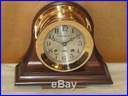 Chelsea Antique Ships Bell Clock4 1/2 In Dial1925red Brassrestored