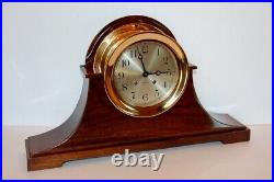 Chelsea Antique Ships Bell Clock With 6 Dial Red Brass Case Ca 1912 Restored