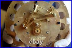 Chelsea Antique Ships Bell Clock With 6 Dial Red Brass Case Ca 1912 Restored