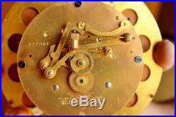 Chelsea Antique Ships Bell Clock With Rare Engraved 6 Dialred Brass 1917