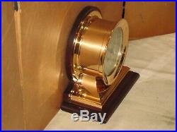 Chelsea Antique Ships Bell Clockcommander Model 6 In Dial1903red Brass