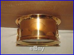 Chelsea Antique Ships Bell Clockcommodore Model6 In Dial1917red Brass