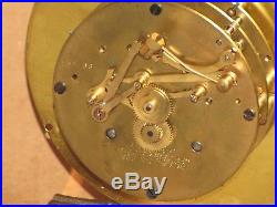 Chelsea Antique Ships Bell Clockcommodore Model6 In Dial1929red Brass