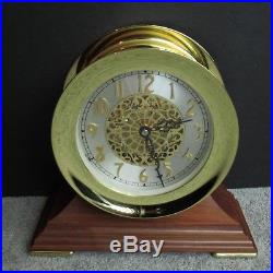 Chelsea Centennial Ships Bell Clock Limited Ed. # 0950 w Box & Booklets & Key