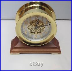 Chelsea Centennial Ships Bell Clock Limited Ed. # 0974 w Box & booklets & Keys