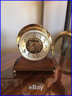 Chelsea Centennial Ships Bell Clock Ltd Ed'n Outstanding Cond withCert and Box