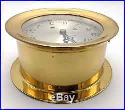 Chelsea Classic Maritime Ship's Bell Clock Brass 1975-1979