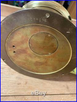 Chelsea Clock Ship's Bell Clock in Brass As Is Not Tested. No Key