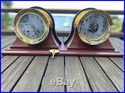 Chelsea Clock Ship's Bell and Barometer set- mint condition