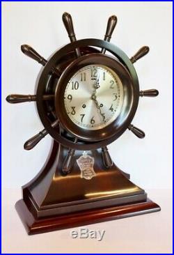 Chelsea Mariner Ship Wheel Bell Clock 6 Dial with Masonic Presentation Ca 1928