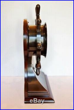 Chelsea Mariner Ship Wheel Bell Clock 6 Dial with Masonic Presentation Ca 1928