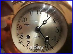 Chelsea Ship's Bell Clock 4 Dial Nice