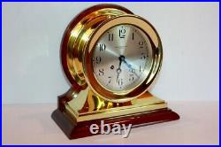 Chelsea Ship's Bell Commodore Clock Antique Circa 1920s