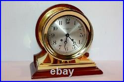 Chelsea Ship's Bell Commodore Clock Antique Circa 1920s