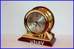 Chelsea Ship's Bell Commodore Clock Antique Circa 1920s