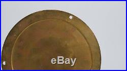 Chelsea Ship's Bell Heavy Brass Nautical Clock 4'' FACE OVERALL 5 1/2