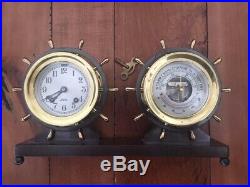 Chelsea Ships Bell Clock And Barometer, The Claremont, Boston