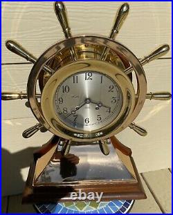 Chelsea Ships Bell Clock Mariner 6 Dial Ca. 1977