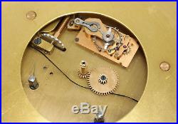 Chelsea Ships Bell Clock Yacht Wheel Brass Mechanical Baker Lyman New Orleans