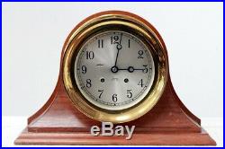 Chelsea Ships Bell Mantle Clock mint clean works