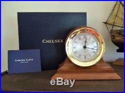 Chelsea Ships Bell Presidential Clock in Brass Finish