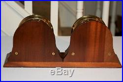 Chelsea Vintage Ship's Bell Clock & Barometer Set 4-1/2 Inch Boston USA