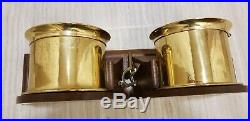 Chelsea Vintage Ship's Bell Clock & Barometer Set Boston U. S. A