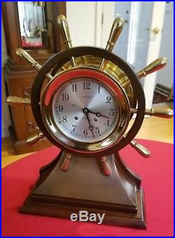 Chelsea Vintage Ships Bell Clock, LARGE