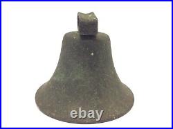 Clapper Cowbell Ringer Bell Decorative Antique Old Metal Brass Iron