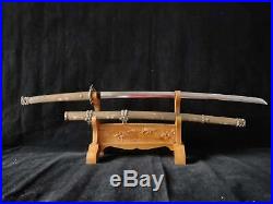 Collectable Japanese Samurai Sword Katana Sword Warriors&Belle Saya Brass Sheath