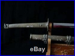 Collectable Japanese Samurai Sword Katana Sword Warriors&Belle Saya Brass Sheath