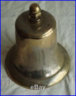 Collectible Vintage Heavy Brass bell inscibed RMS TITANIC 1912 20cms 3.3kg